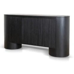 1.68m Sideboard - Full Black