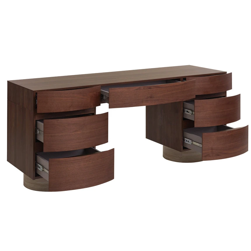Dressing Table - Walnut - Image 5
