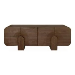 2.2m TV Entertainment Unit - Light Walnut