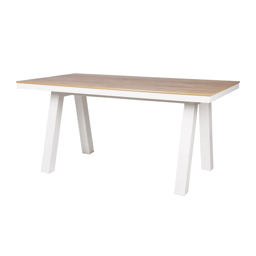1.8m Sand White Outdoor Dining Table - Natural