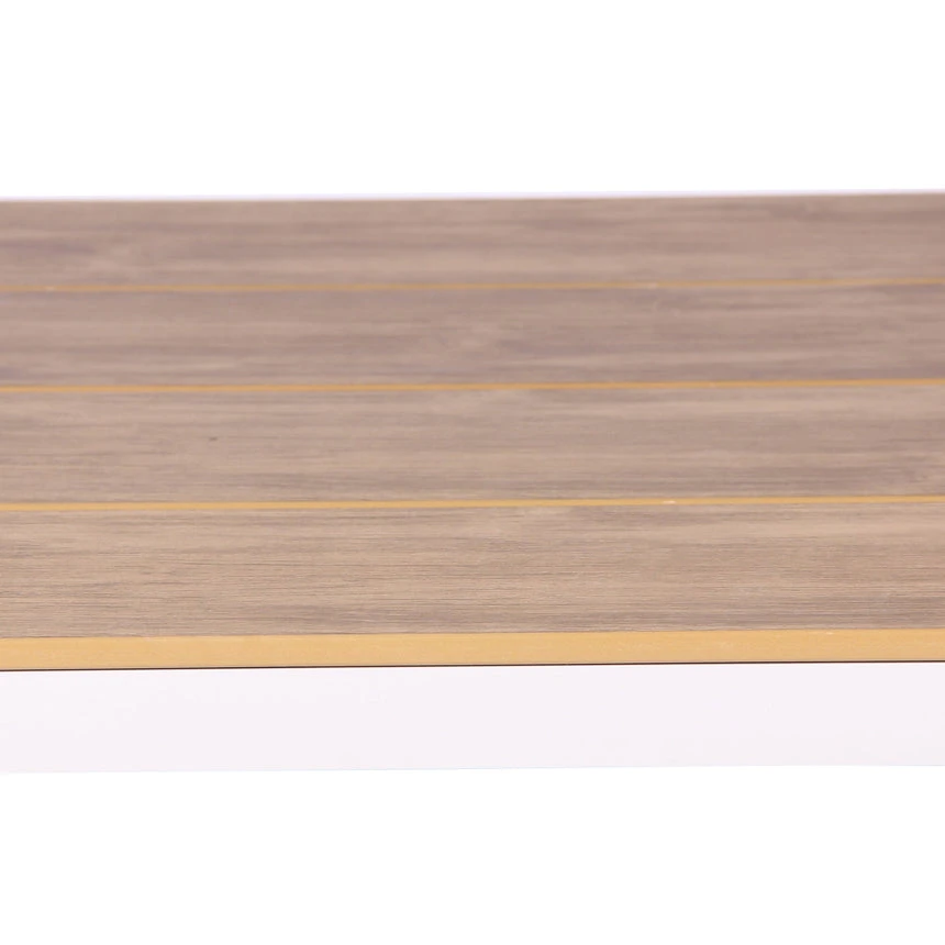 2.3m Sand White Outdoor Dining Table - Natural - Image 6