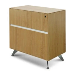 2 Drawer Lateral Filing Cabinet - Natural