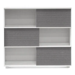 Inter-layered White Storage Cabinet - Grey Doors -Calibre Furniture Sales Store DT6169 SN Winford Inter Layered White Storage Cabinet Grey Doors 2 860x 4e497735 1158 4400 bda1 62b44900d55b