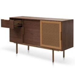1.45m Walnut Buffet Unit - Brass 14 1.45m Walnut Buffet Unit - Brass -Calibre Furniture Sales Store DT6224 IG 5 860x 1b7703cc 7646 435a b184 94f149efa400