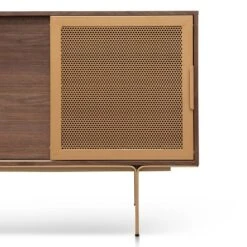 1.45m Walnut Buffet Unit - Brass 18 1.45m Walnut Buffet Unit - Brass -Calibre Furniture Sales Store DT6224 IG 9 860x 193d3a19 dc0d 4c52 a3b3 18485447a716