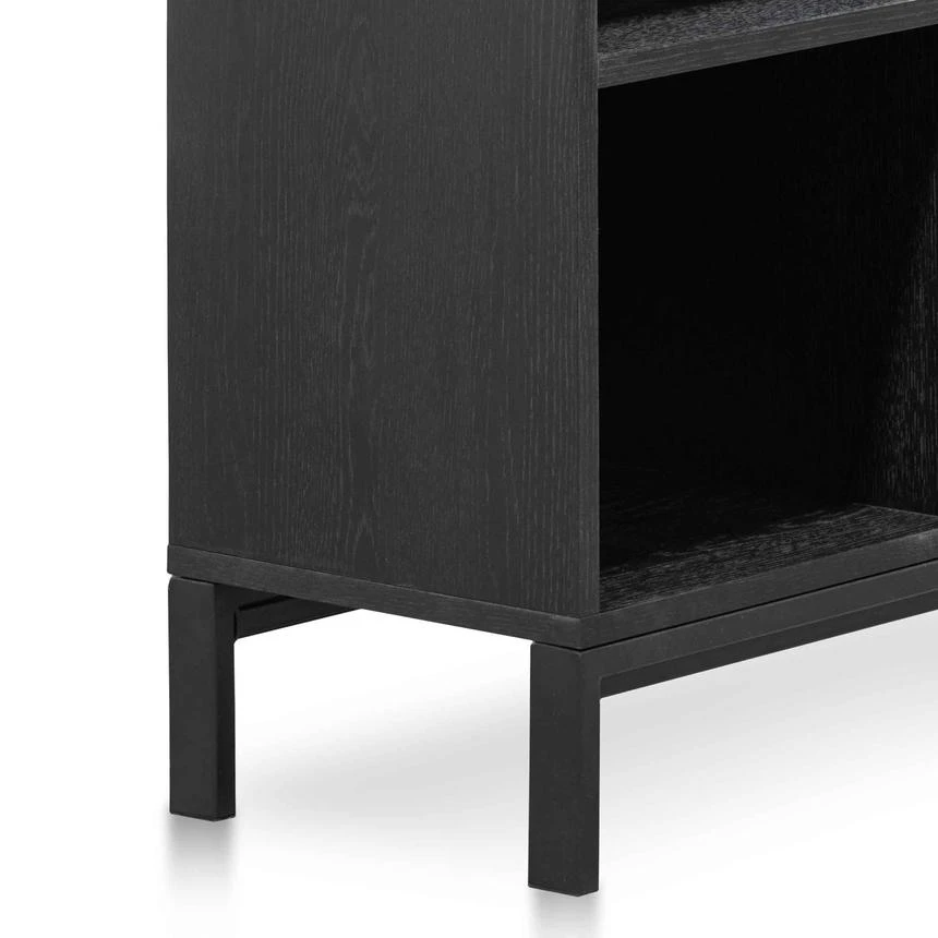 Deakin Wooden Bookcase - Black - Image 7