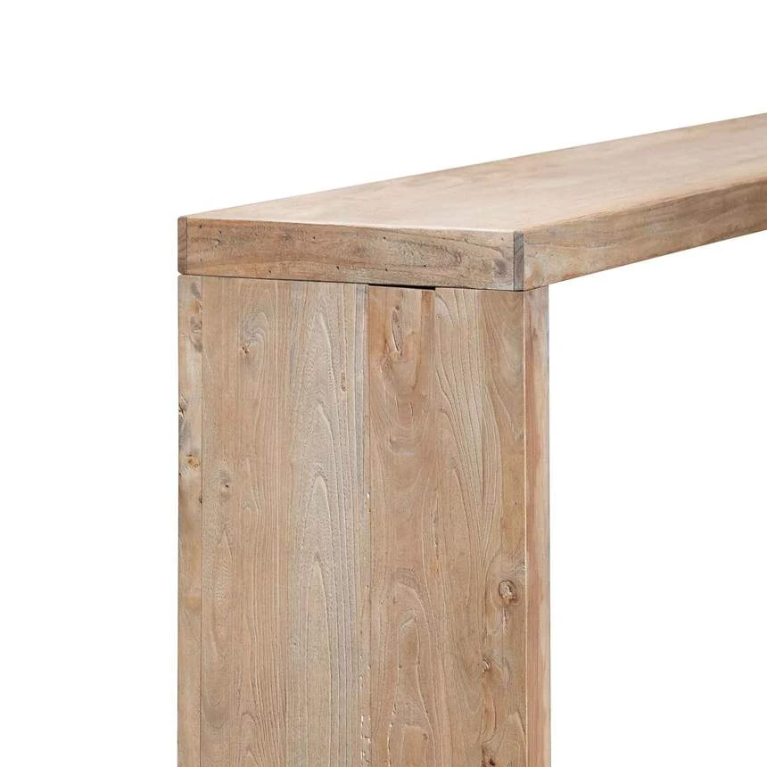Reclaimed Console Table - Natural - Image 10