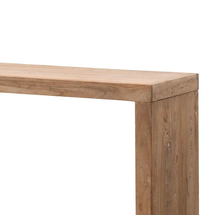 Reclaimed Console Table - Natural - Image 4