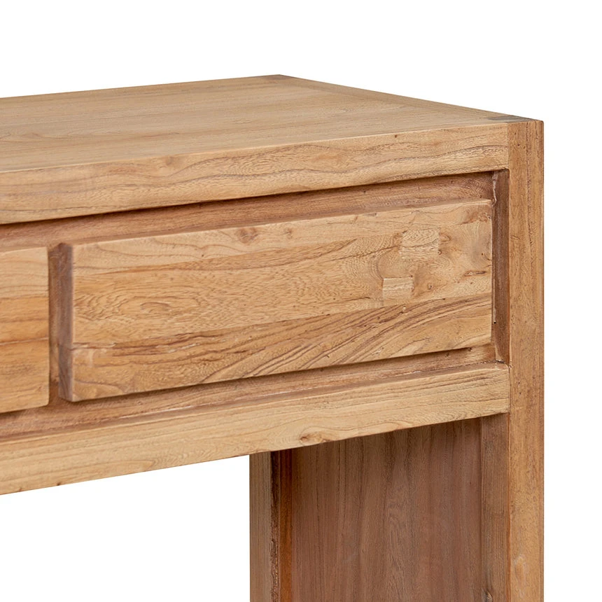 Reclaimed 1.8m Console Table - Natural - Image 10
