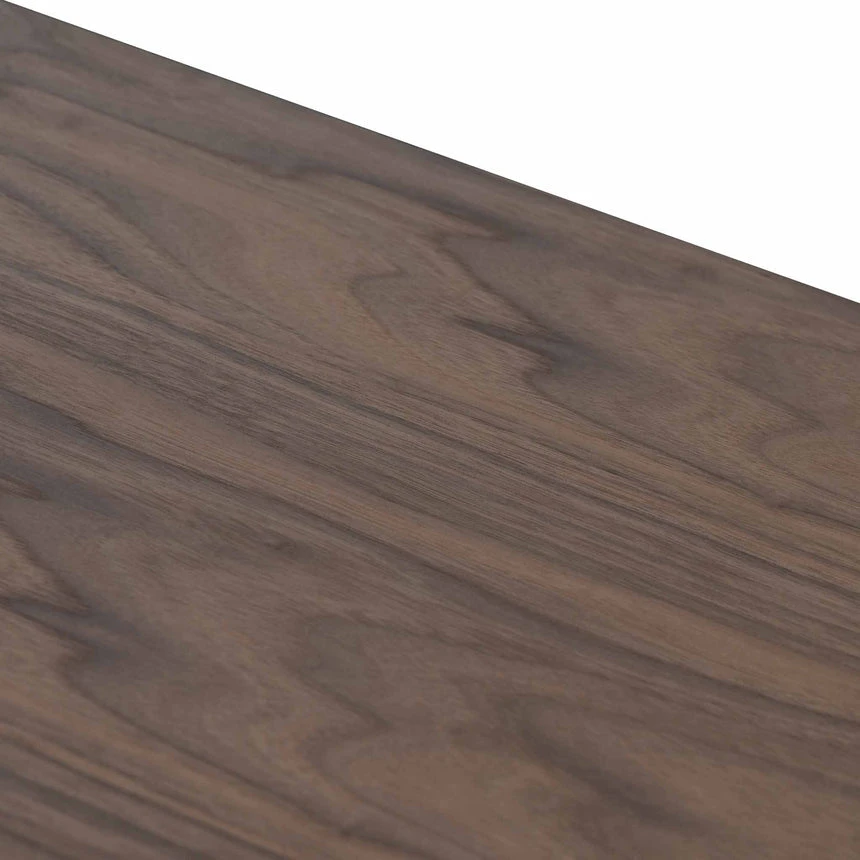 1.6m Sideboard Buffet Unit - Walnut With Black Doors - Image 9