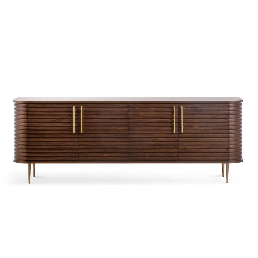 2.2m Buffet Unit - Walnut - Image 2