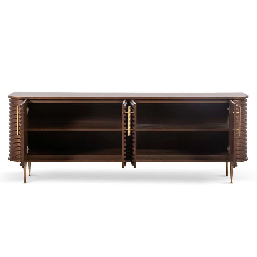 2.2m Buffet Unit - Walnut - Image 3
