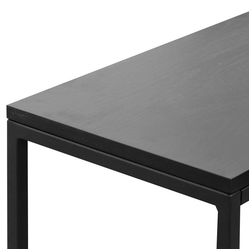 1.6m Console Table - Full Black - Image 4