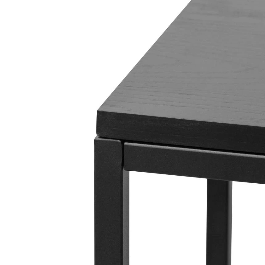 1.6m Console Table - Full Black - Image 3