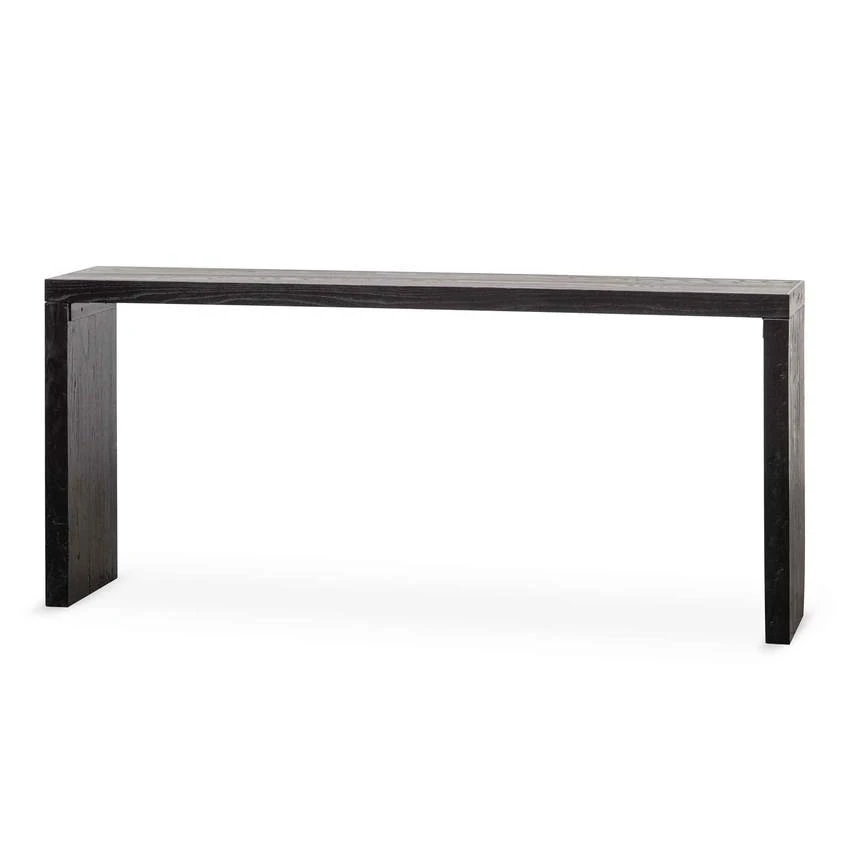 Reclaimed Console Table - Black - Image 3
