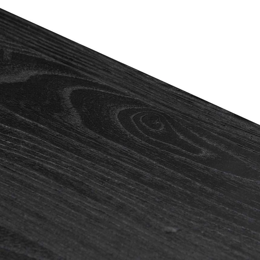 Reclaimed Console Table - Black - Image 8