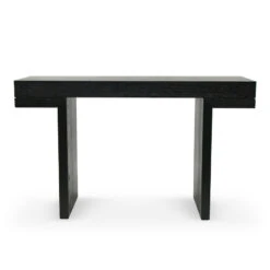 1.3m Console Table - Textured Expresso Black