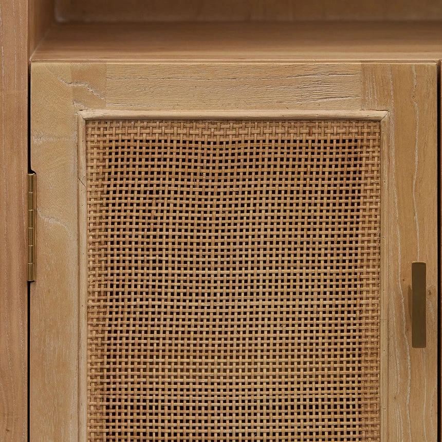 65.5cm Rattan Door Cabinet - Natural 5 65.5cm Rattan Door Cabinet - Natural - Image 5