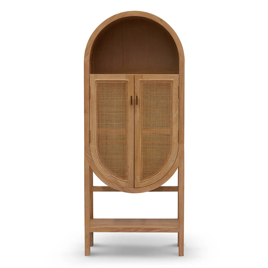 65.5cm Rattan Door Cabinet - Natural 3 65.5cm Rattan Door Cabinet - Natural - Image 3