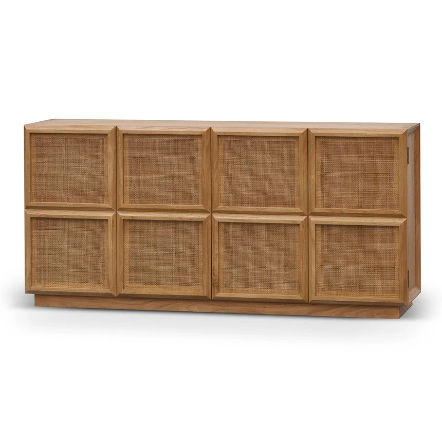 1.8m Rattan Door Sideboard - Natural
