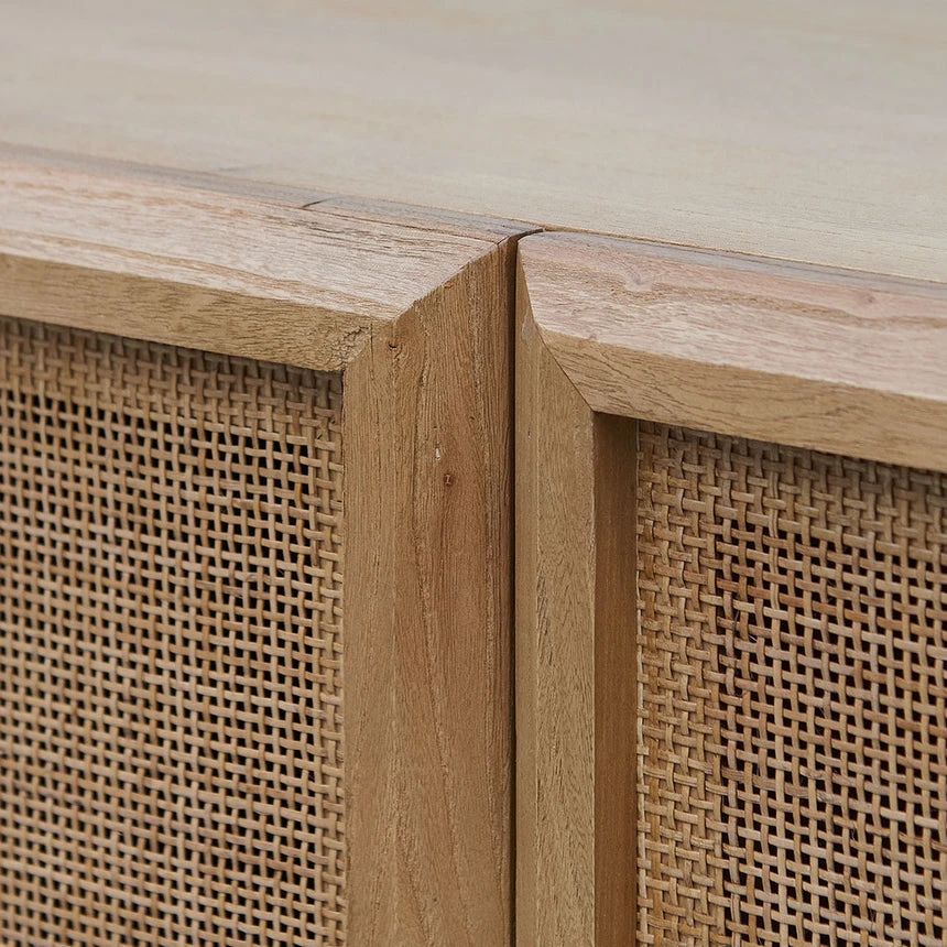 1.8m Rattan Door Sideboard - Natural - Image 4