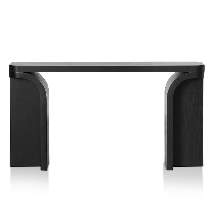 1.5m Console Table - Black Oak - Image 2