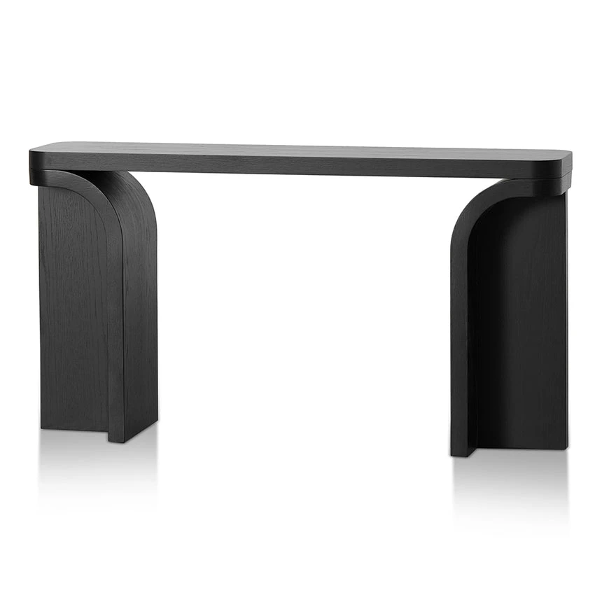 1.5m Console Table - Black Oak