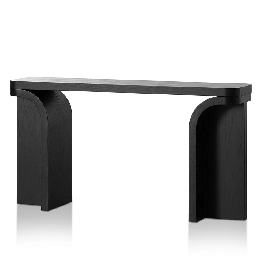 1.5m Console Table - Black Oak - Image 3