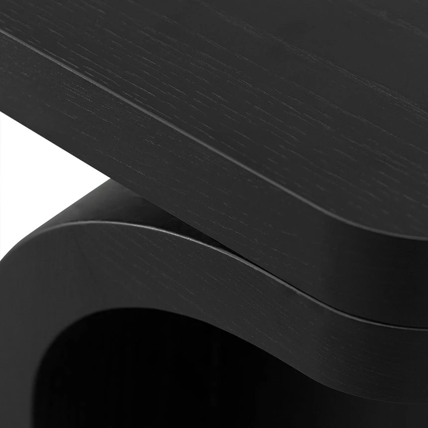 1.5m Console Table - Black Oak - Image 6