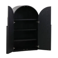 150cm (H) Ash Curve Cabinet - Full Black 10 150cm (H) Ash Curve Cabinet - Full Black -Calibre Furniture Sales Store DT8295 NI150cm H AshCurveCabinet FullBlack 5 860x 1a6ffbc9 fecd 4794 80b9 ea24bf8482cf