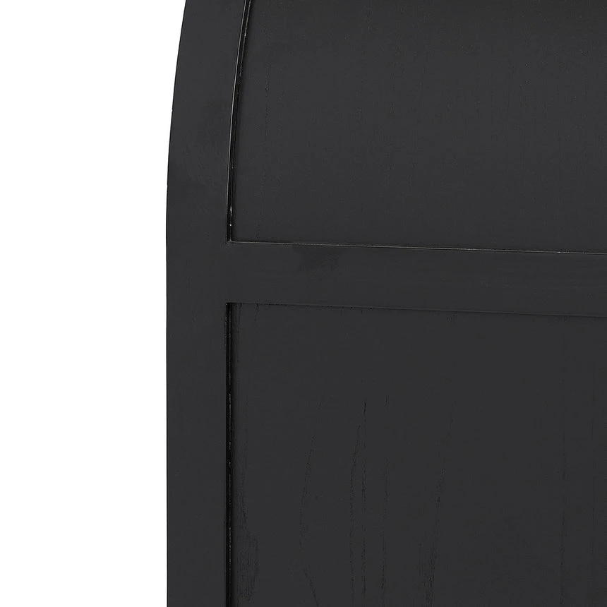 Glass Cabinet - Full Black - Image 9