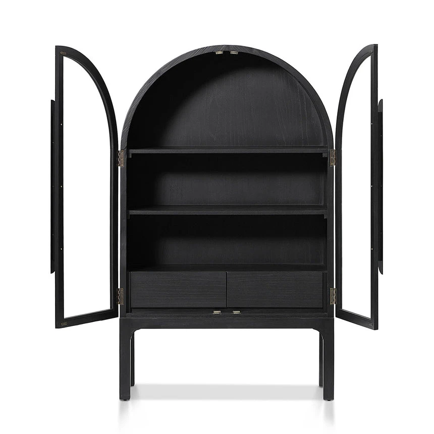 Glass Cabinet - Full Black - Image 3