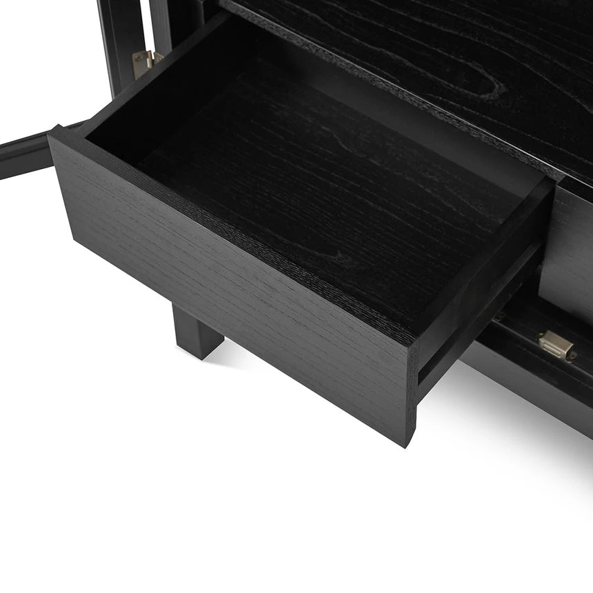 Glass Cabinet - Full Black - Image 6