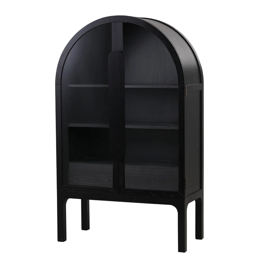 Glass Cabinet - Full Black