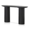 1.4m Console Table - Black Oak