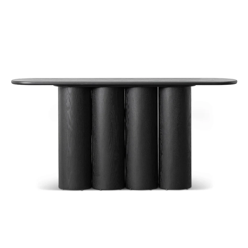 1.7m Console Table - Full Black - Image 2