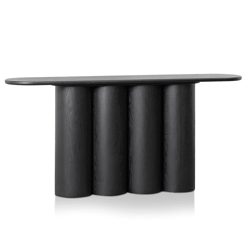 1.7m Console Table - Full Black - Image 3
