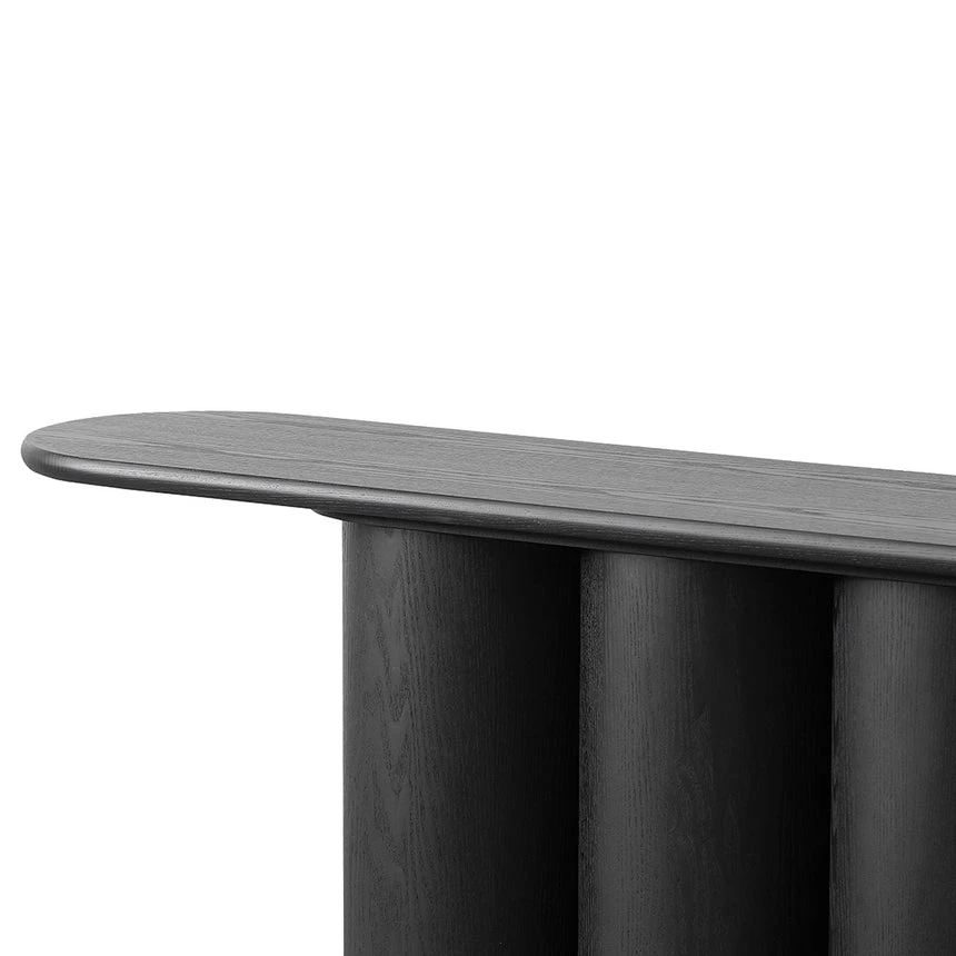1.7m Console Table - Full Black - Image 6