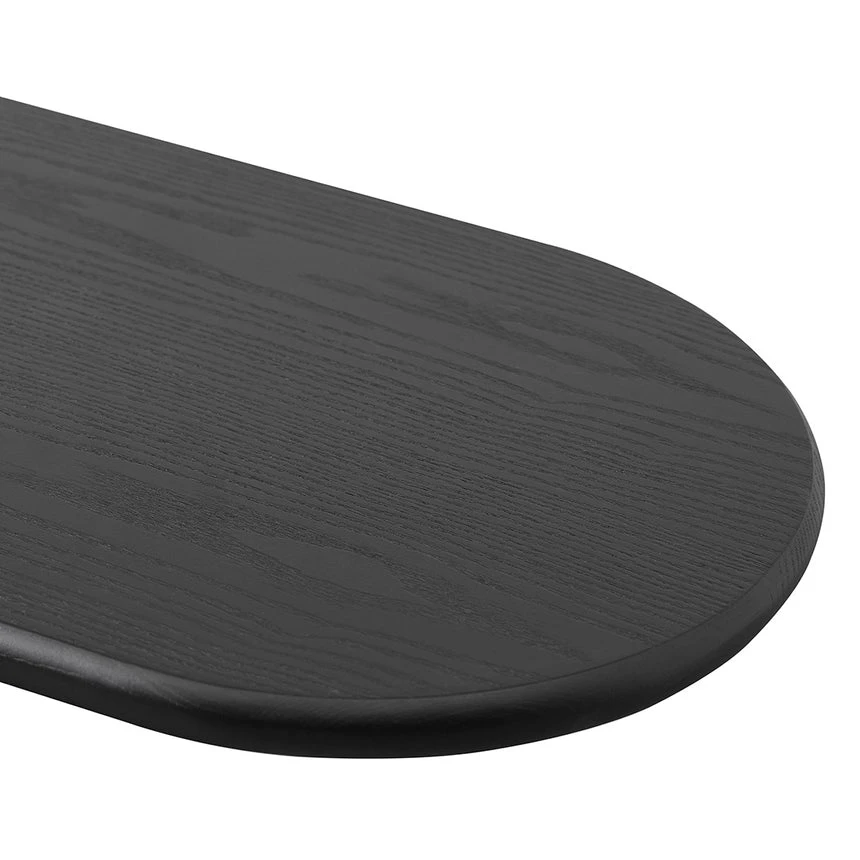 1.7m Console Table - Full Black - Image 9