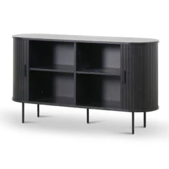 1.4m Wooden Buffets Unit - Full Black -Calibre Furniture Sales Store DT8437 KD 4 860x 3e783410 56f3 460b 94e4 66f9a7764c39