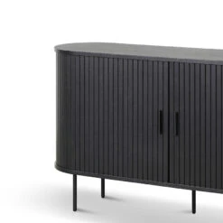 1.4m Wooden Buffets Unit - Full Black -Calibre Furniture Sales Store DT8437 KD 7 860x f101dcc9 474d 48ef a601 ee61a137b841