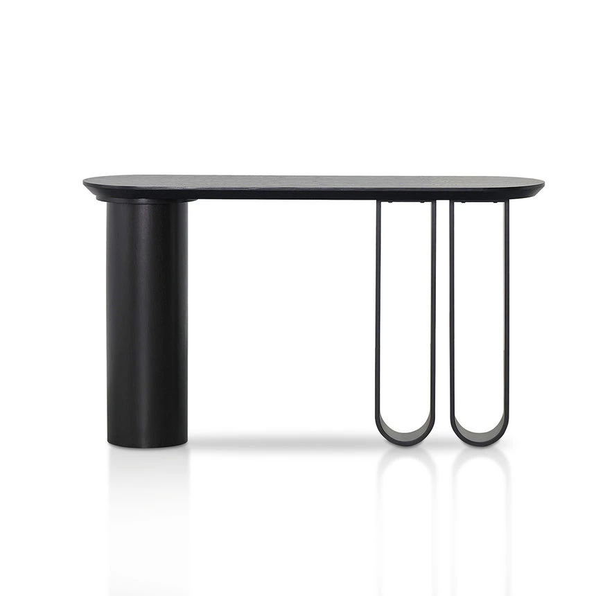 1.4m Console Table - Full Black - Image 2