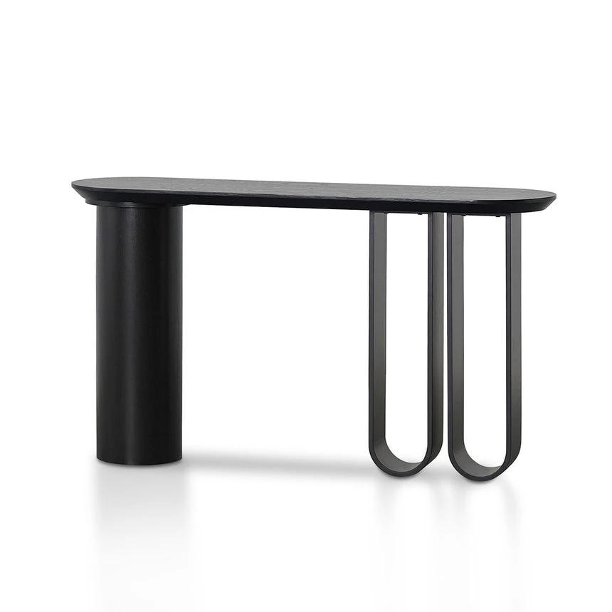 1.4m Console Table - Full Black - Image 3