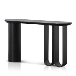 1.4m Console Table - Full Black
