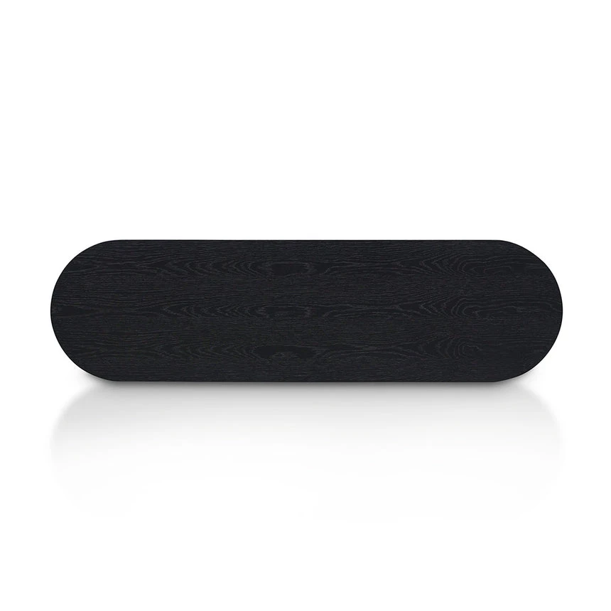 1.4m Console Table - Full Black - Image 4