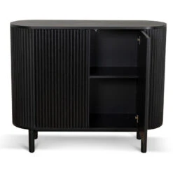 1.2m Sideboard Unit - Full Black -Calibre Furniture Sales Store DT8620 KD1.2mSideboardUnit FullBlack 2 860x 4f0cfe43 50b2 43fd b3f6 c3b52ed1f8cf