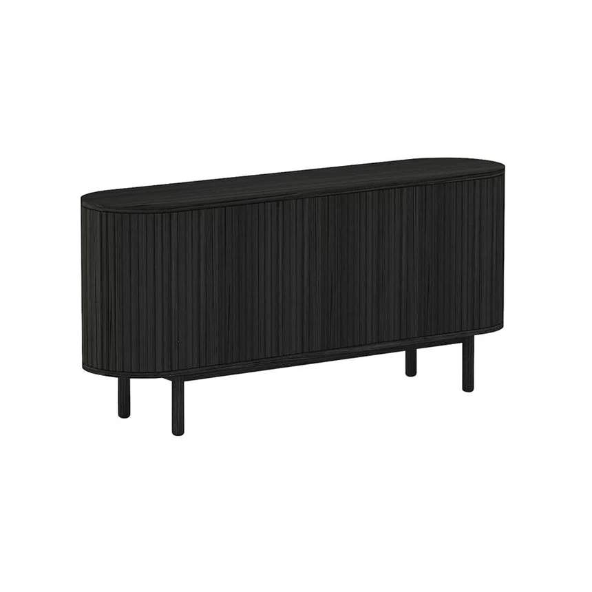 1.6m Sideboard Unit - Full Black 1 1.6m Sideboard Unit - Full Black