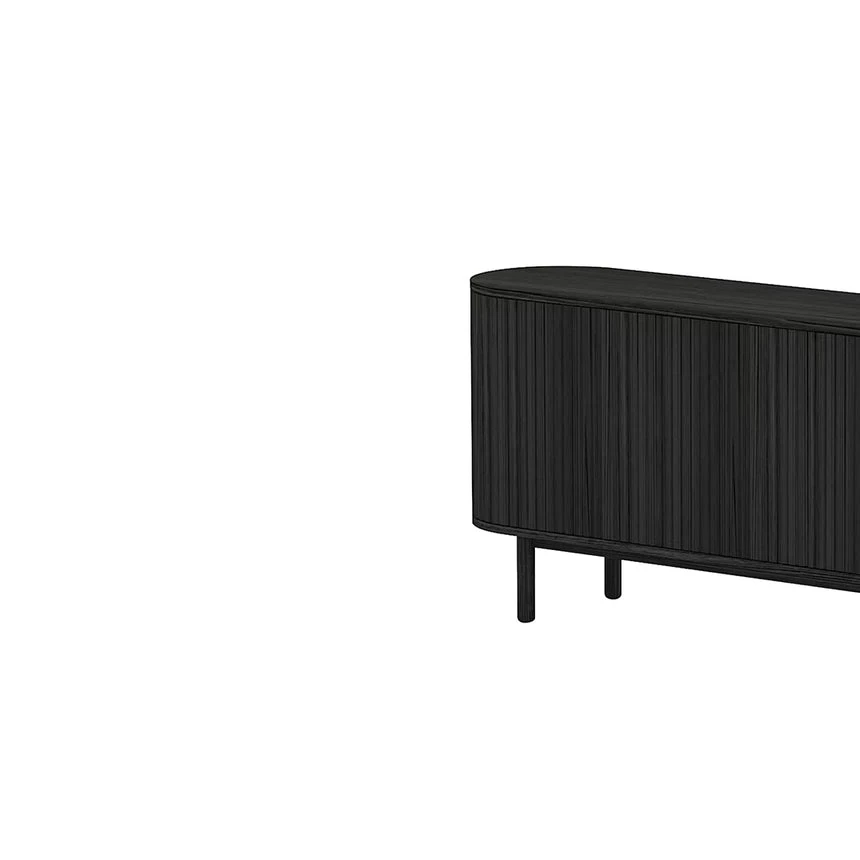 1.6m Sideboard Unit - Full Black 3 1.6m Sideboard Unit - Full Black - Image 3