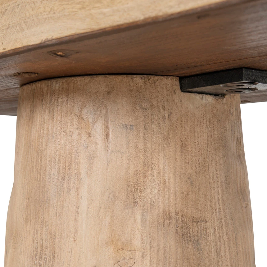 1.83m Elm Console Table - Natural - Image 13