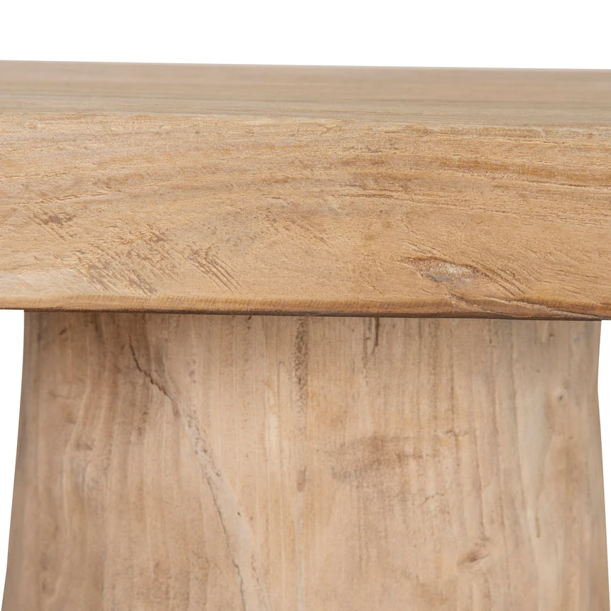 1.83m Elm Console Table - Natural - Image 7